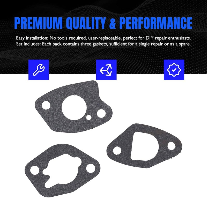 OXCANO 3 PCS Carburetor Gasket Mount Compatible with Honda GX160 GX168 GX200 168F EU3000is 5.5HP 6.5HP GX Engine Lawn Mower Carb Mounting Gaskets - Image 5